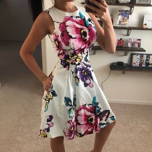 Vince Camuto watercolor dress